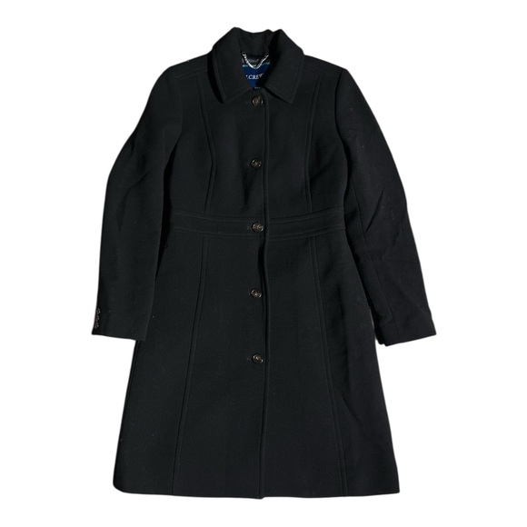 J Crew Classic Lady Day Coat with Thinsulate Italian Double Cloth Wool - Picture 6 of 9